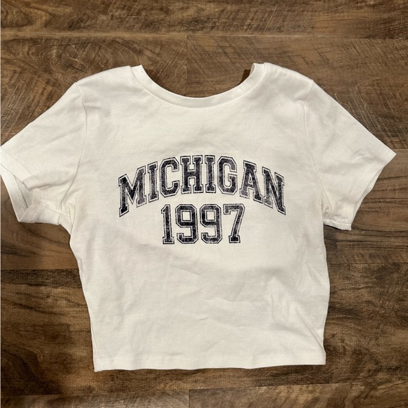 Garage Michigan baby tee - Picture 1 of 3